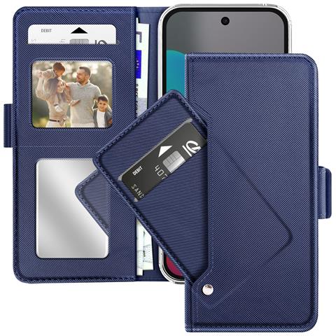 Custodia A Portafoglio Per Google Pixel 10 E 10 Pro Con Supporto E Specchio Interno - Foto 1