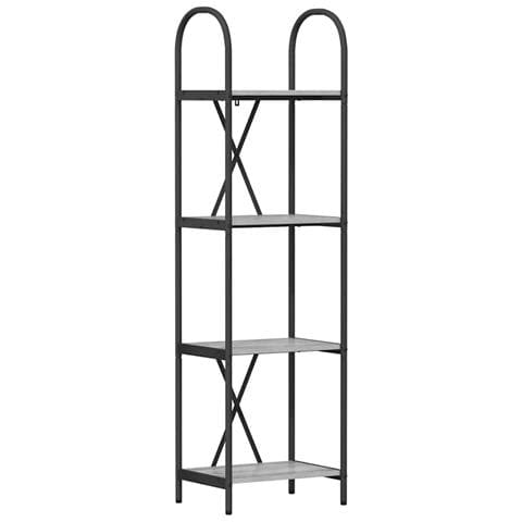 Libreria Grigio sonoma 40 x 30 x 146 cm Legno multistrato - Foto 1