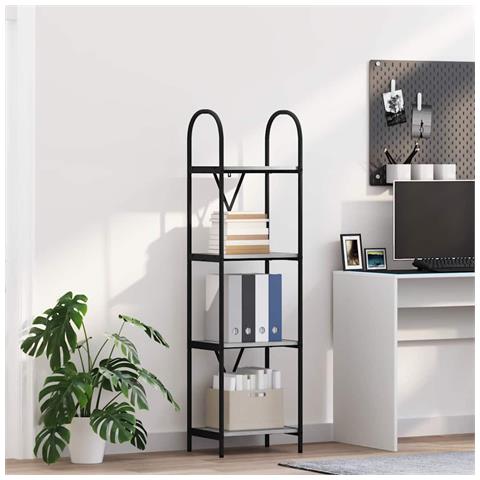 Libreria Grigio sonoma 40 x 30 x 146 cm Legno multistrato - Foto 2