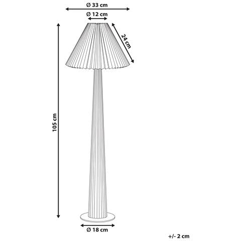 Lampada Da Pavimento Aligide Legno Naturale - Foto 7
