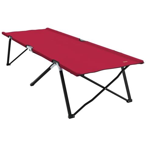 Letto da campeggio pieghevole Pieghevole Rosso 206 x 76 x 74 cm - Foto 1