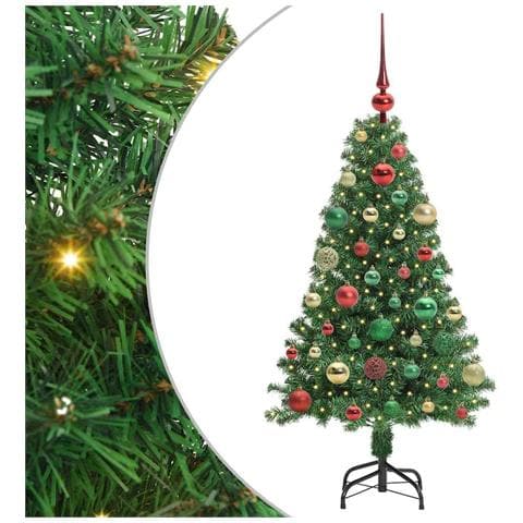 Albero di Natale artificiale con 150 LED Verde 120 cm - Foto 1