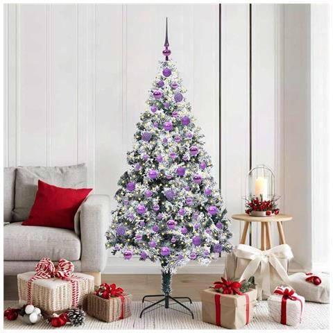 Albero di Natale artificiale con 300 LED Bianco 180 cm - Foto 2
