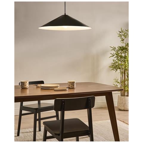 Lampadario Raspaculo Metallo Nero - Foto 1