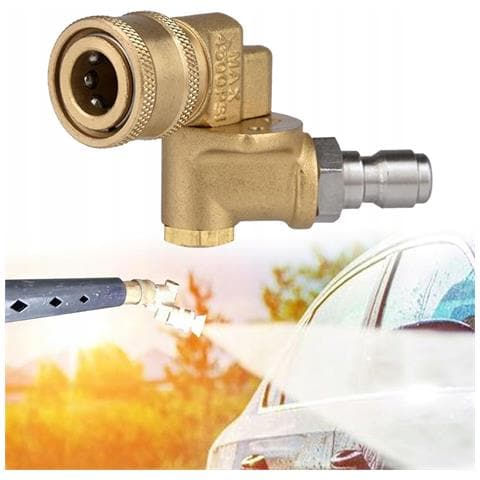 Adattatore Girevole Per Ugello 1/4"" - Compatibile Con Idropulitrici, Lavor | Pressione Max 4500 Psi | Materiale In Rame Durevole - Foto 7