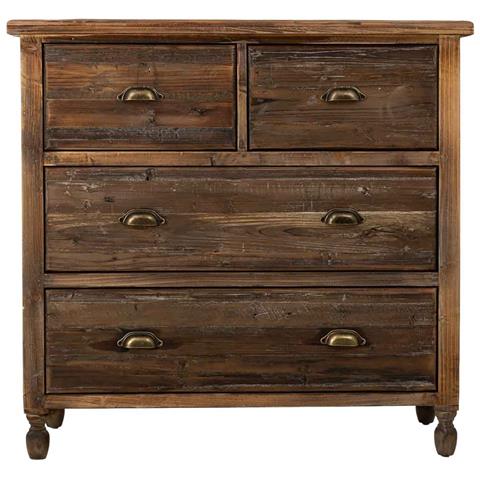 Cassettiera In Legno Con 4 Cassetti 100x40x93h Cm - Foto 2