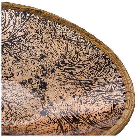 Ciotola In Ceramica Dorata 37x37x11h - Foto 2