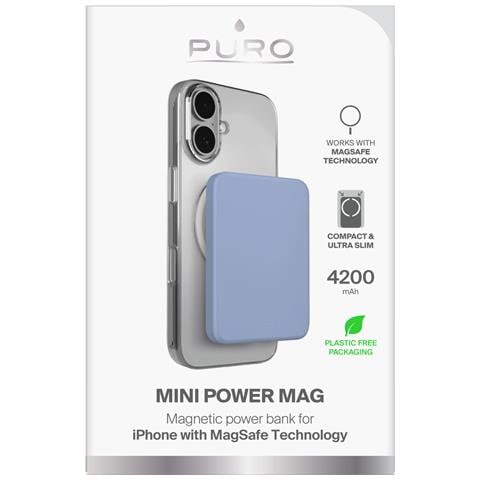 Mini Power Mag Polimeri di litio (LiPo) 4200 mAh Carica wireless Blu - Foto 2