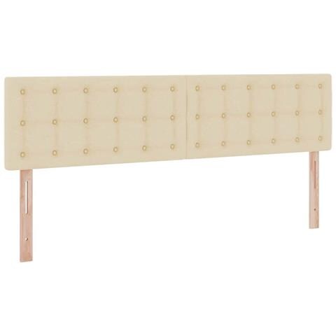 Letto con Contenitore Crema 200 x 200 cm Pelle Sintetica - Foto 9