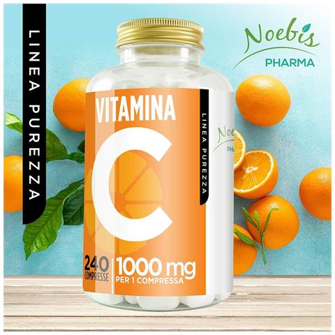 Vitamina C 1000 mg 240 Compresse - Acido L-Ascorbico ad Alto Dosaggio - Sistema Immunitario, Collagene e Azione Antiossidante - Foto 5
