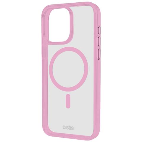 TEMAGCOLIP1661PP custodia per cellulare 16 cm (6.3") Cover Rosa, Trasparente - Foto 1