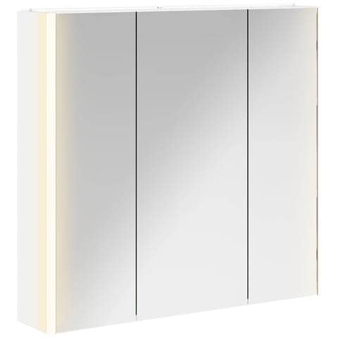 Mobiletto per specchio da bagno Bianco 73.5 x 15.5 x 70 cm - Foto 1