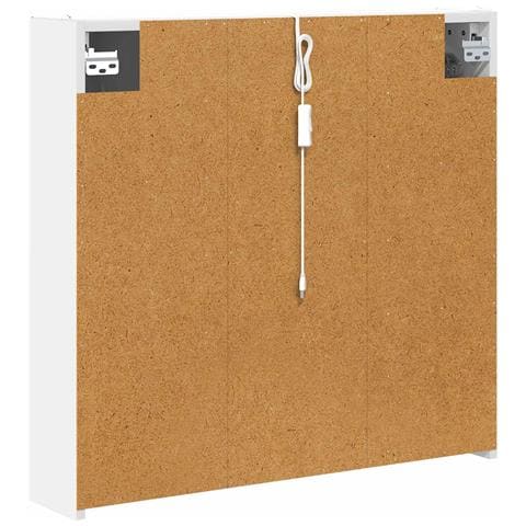Mobiletto per specchio da bagno Bianco 73.5 x 15.5 x 70 cm - Foto 9