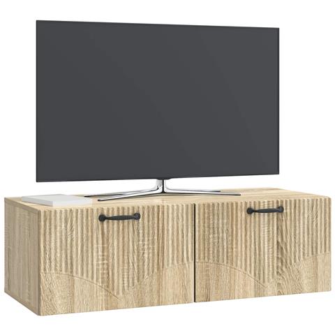 Mobile Porta TV da Muro Rovere Sonoma 98 x 41 x 30 cm - Foto 2