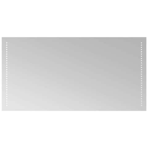 Specchio da bagno LED Trasparente 50 x 10 cm vetro temperato - Foto 1