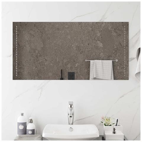 Specchio da bagno LED Trasparente 50 x 10 cm vetro temperato - Foto 2