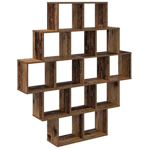 Scaffale da parete Legno antico 120 x 20 x 136 cm - Foto 1