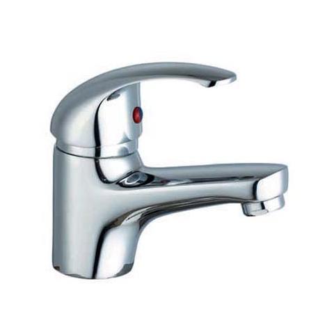 Miscelatore rubinetto lavabo ottone cromato per bagno - Foto 1