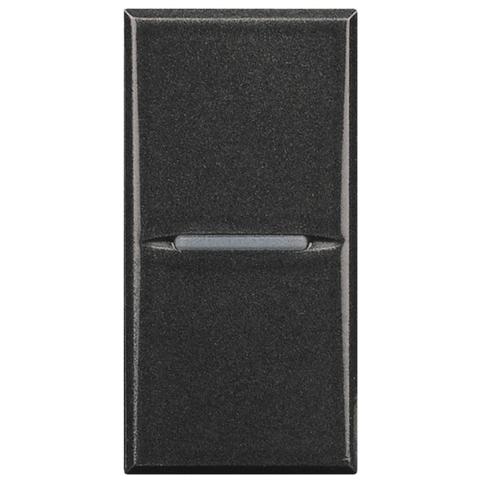 Pulsante 1p Nc 10a 250v A. c. Assiale Antracite - Foto 1