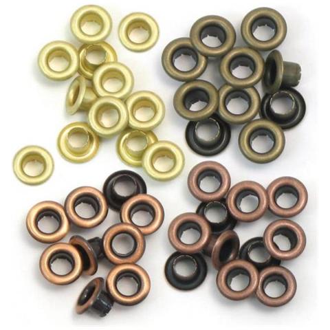 Occhielli Colore Metallo Caldo, Standard Size, 60 Pz - Foto 1