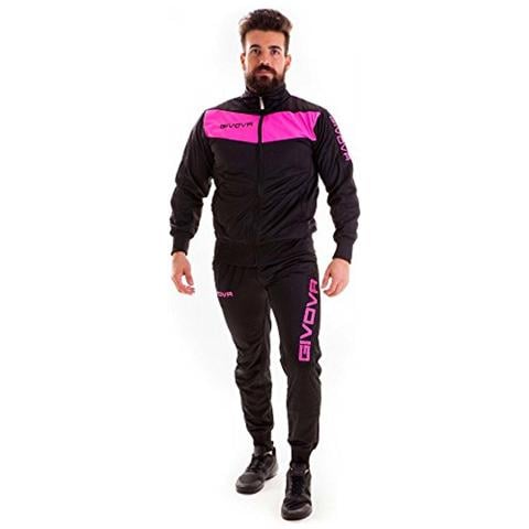Visa Fluo Tuta Da Ginnastica, Nero / fuxia, M - Foto 1