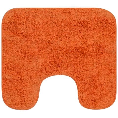 Set Tappetini Per Bagno 2 Pz In Tessuto Arancione - Foto 2