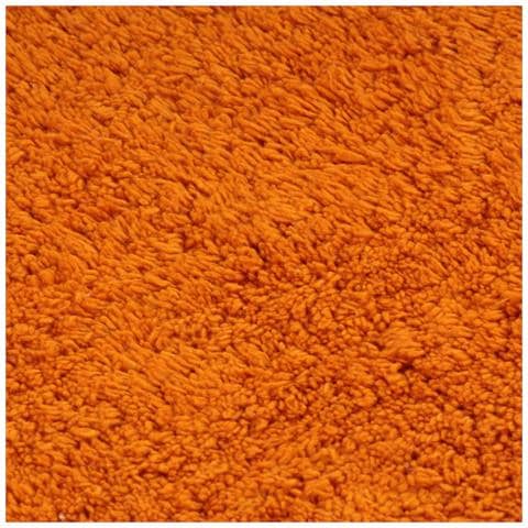 Set Tappetini Per Bagno 2 Pz In Tessuto Arancione - Foto 5