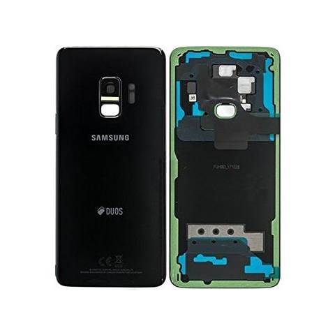 Coperchio Della Batteria Galaxy S9 G960f Nero Coperchio Posteriore, coperchio Della Batteria / Pellicola Adesiva - Foto 1
