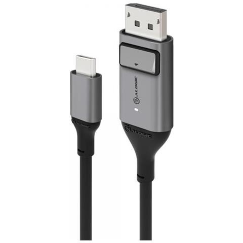Ulcdp02-sgr Cavo E Adattatore Video 2 M Displayport Usb Tipo-c Nero, Grigio (2m Ultra Usb-c [male] To Dp - [male] - Foto 1