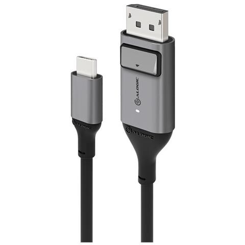 Ulcdp02-sgr Cavo E Adattatore Video 2 M Displayport Usb Tipo-c Nero, Grigio (2m Ultra Usb-c [male] To Dp - [male] - Foto 4