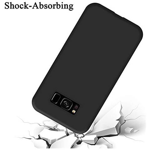 Custodia Compatibile Con Samsung Galaxy S8 Plus In Liquid Nero - Coperchio Protettivo In Silicone Tpu Flessibile - Foto 2