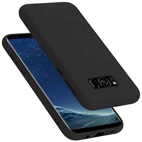 Custodia Compatibile Con Samsung Galaxy S8 Plus In Liquid Nero - Coperchio Protettivo In Silicone Tpu Flessibile - Foto 1