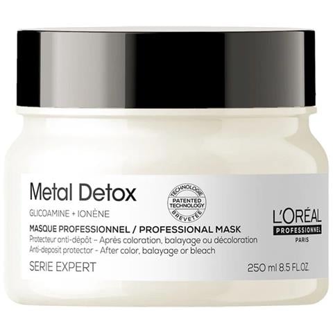 Professionnel, Serie Expert Metal Detox, Glicoammina + Ionene, Maschera Crema Trattamento Capelli, Protettore Anti-deposito, 250 Ml - Foto 2