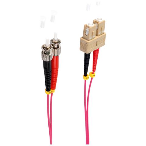 BS77912/4 cavo InfiniBand e in fibra ottica 10 m SC ST Viola - Foto 1