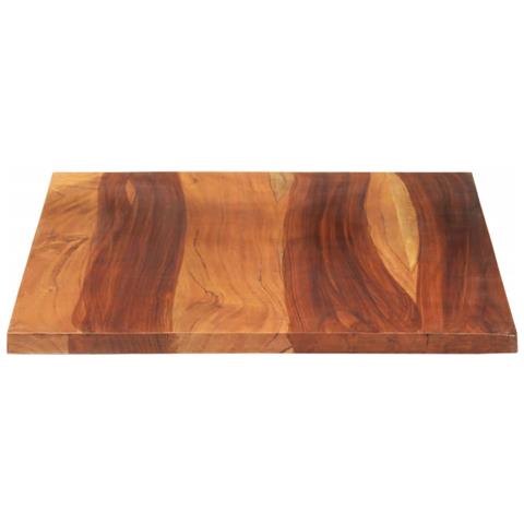 Piano Tavolo in Legno Massello di Acacia 25-27 mm 60x90 cm - Foto 8