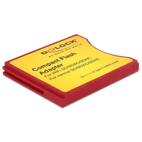 62542 CF Tipo II SD Rosso, Giallo cavo di interfaccia e adattatore - Foto 1