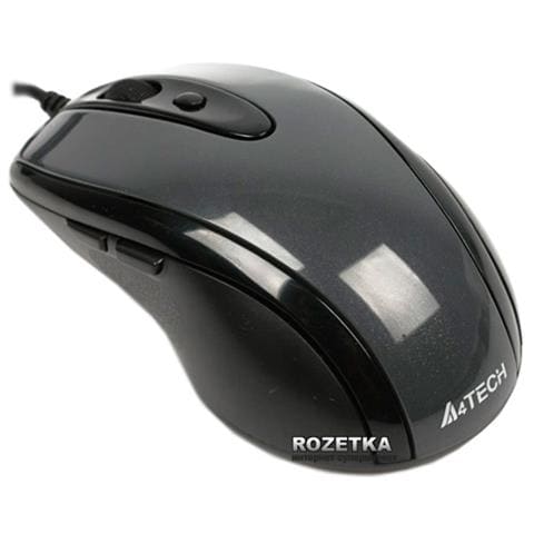 N-708X, USB, Ufficio, Rotella, Ottico, PC, Nero - Foto 1