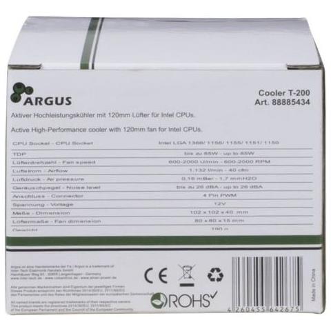 Argus T-200 Processore Refrigeratore - Foto 2