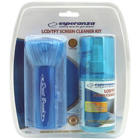 Set Di Pulizia Liquido + Panno + Detergente Per Schermi Lcd / tft (es112)  - Foto 2
