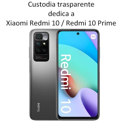 Ultra Slim Custodia Tpu Silicone 0,3mm Cover Case Per Xiaomi Redmi 10 - 10 Prime Trasparente - Foto 2