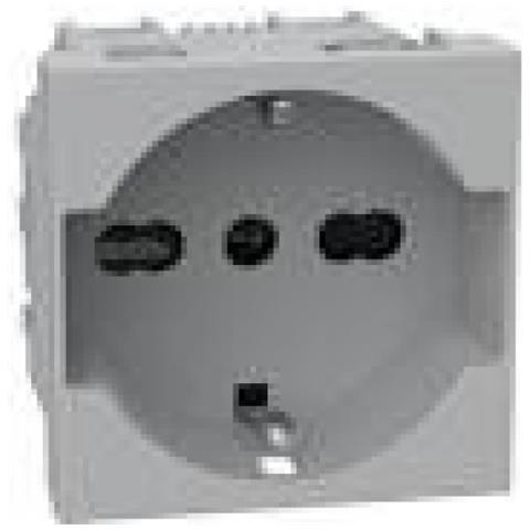 Presa 2 P+t 16 A 250vac Interasse 19 Mm E 26 Mm Serie Matixgo - Jg4140a16 - Foto 1