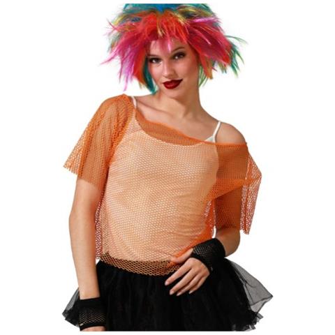 Maglia A Maniche Corte Donna Griglia Arancio - Foto 1