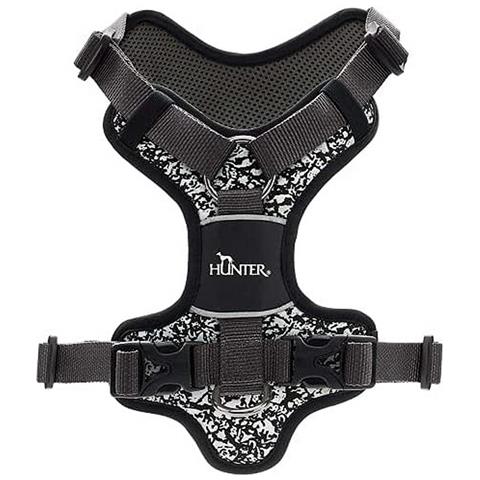 Imbracatura Per Cani Divo Riflettente Nero /grigio Taglia M (56-73 Cm) - Foto 2