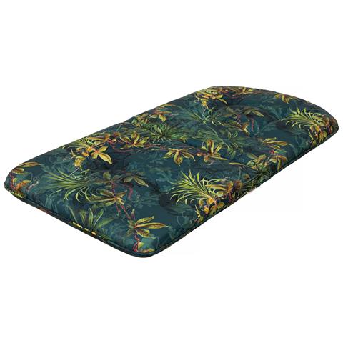 Cuscino Trapuntato Per Sedia Sc, Cuscino Imbottito Per Mobili Da Giardino, Cuscino Per Sedia Con Schienale Alto, Morbido Cuscino Per Sedia Da Giardino, Cuscino Reversibile, Resistente Cuscino Per Seduta - 102 Cm X 50 Cm - Beige - Foto 2