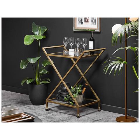 Carrello Portavivande Ivera Metallo Trasparente - Foto 1