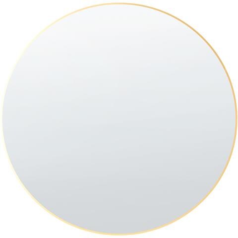 Specchio Annemasse 80 Cm 80 Cm Metallo Oro - Foto 5