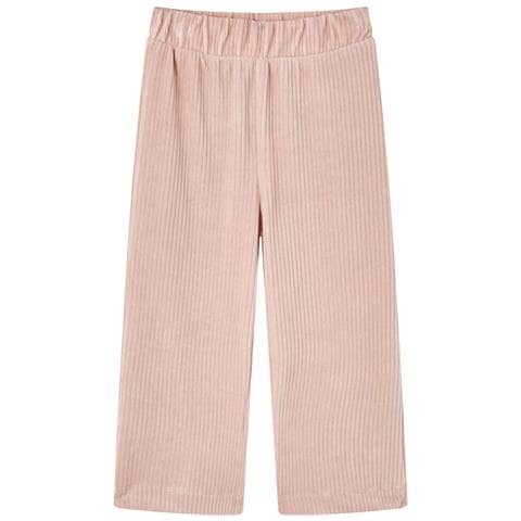 Pantaloni Per Bambini In Velluto A Coste Rosa Chiaro 104 - Foto 1