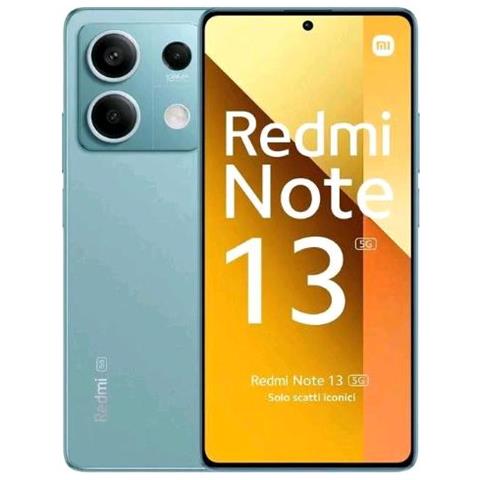Redmi Note 13 5G 256GB 8GB Ram Dual Sim Display 6.67" AMOLED Slot Nano SD Fotocamera 108 Mpx Android 13 Ocean Teal Tim - Foto 1