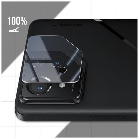Pack 2x Vetri Temperati Fotocamera Per Asus Rog Phone 8 5g E 8 Pro 5g, Trasparente - Foto 5