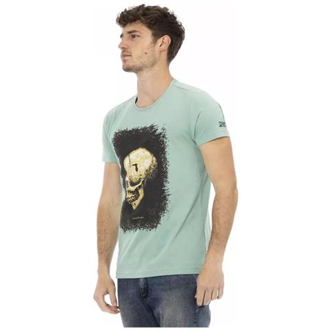 Maglietta In Cotone Verde - S - Foto 2